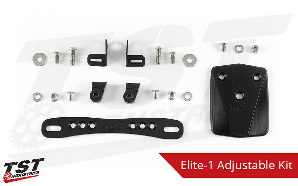 TST ティーエスティー フェンダーレスキット NINJA650 Z650 2017-2018 KAWASAKI カワサキ KAWASAKI カワサキ SELECT LICENSE PLATE BRACKET TYPE：Elite-1 Adjustable