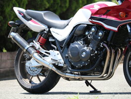 WR’SダブルアールズSラウンドタイプスリップオンマフラータイプ:カーボンサイレンサーCB400SB(2BL-NC42)CB400SF(2BL-NC42)
