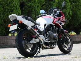 WR’SダブルアールズSラウンドタイプスリップオンマフラータイプ:カーボンサイレンサーCB400SB(2BL-NC42)CB400SF(2BL-NC42)