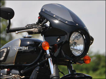 CHIC DESIGN シックデザイン ロードコメット STREET CUP TRIUMPH トライアンフ ビキニカウル カウル関連 外装 スクリーンカラー：クリア / カラー：未塗装 (サフェーサー仕上げ)