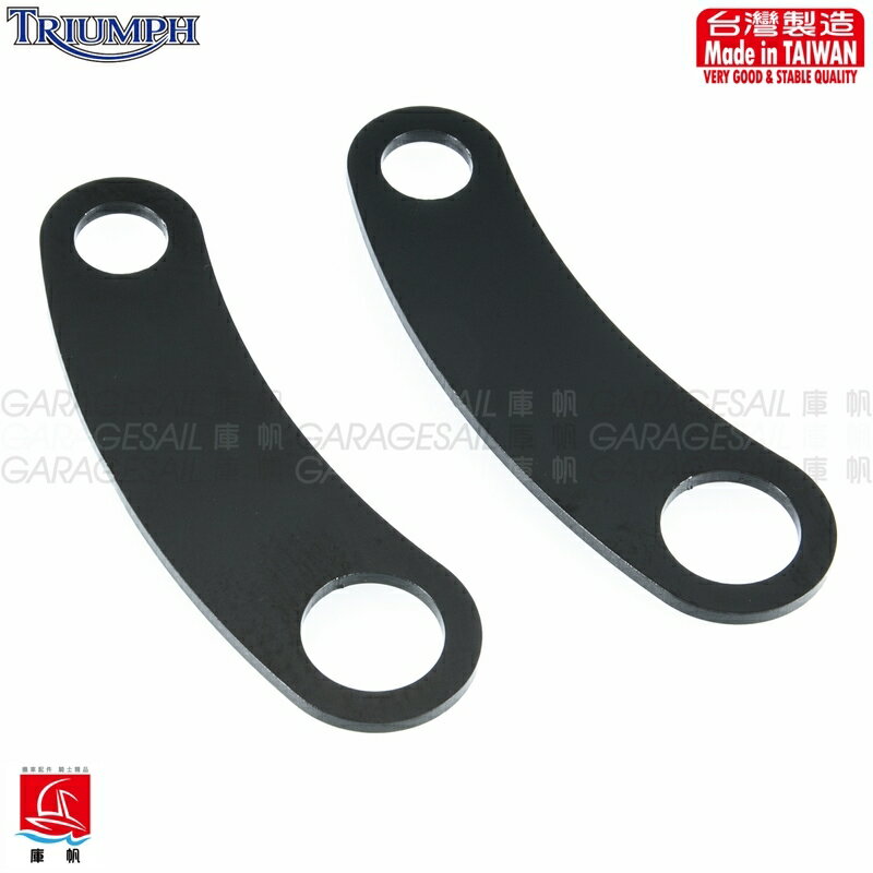 GarageSaiL ガレージセイル Triumph 空冷専用 リアウィンカーディスプレースメントキャリア (ショック..