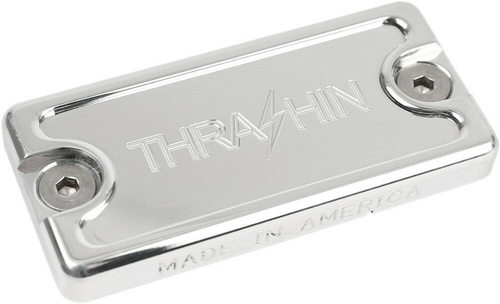 THRASHIN SUPPLY スラッシンサプライ COVER M／C REAR HARLEY-DAVIDSON ハーレーダビッドソン マスターシリンダータンクキャップ・リザーバーカバー ブレーキ カラー：NATURAL／FINISH：Polished[1731-0635]