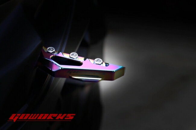 Go Works ゴーワークス 汎用 折りたたみ式リアフットペグ タンデムステップ・タンデムブラケット ステ..