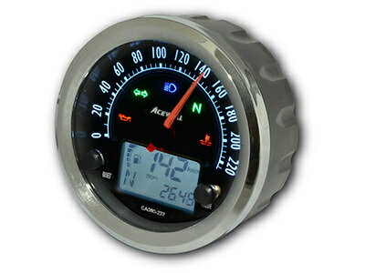 ACEWELL エースウェル 多機能デジタルメーター 多機能タコ・スピードデジタルメーター メーター・インジケーター関係 電装系