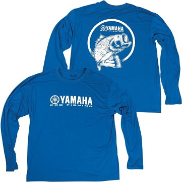 US YAMAHA 北米ヤマハ純正アクセサリー メンズ プロ フィッシングフレッシュウォーター ロングスリーブTシャツ