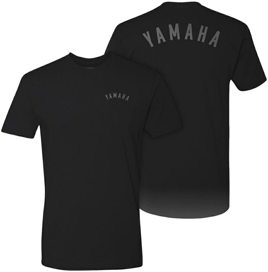 US YAMAHA 北米ヤマハ純正アクセサリー ヘリテージ・メンズ・ブラック・コットン・Tシャツ サイズ：XL