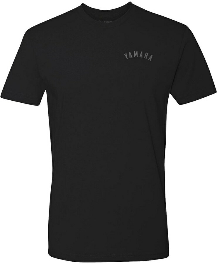 US YAMAHA 北米ヤマハ純正アクセサリー ヘリテージ・メンズ・ブラック・コットン・Tシャツ
