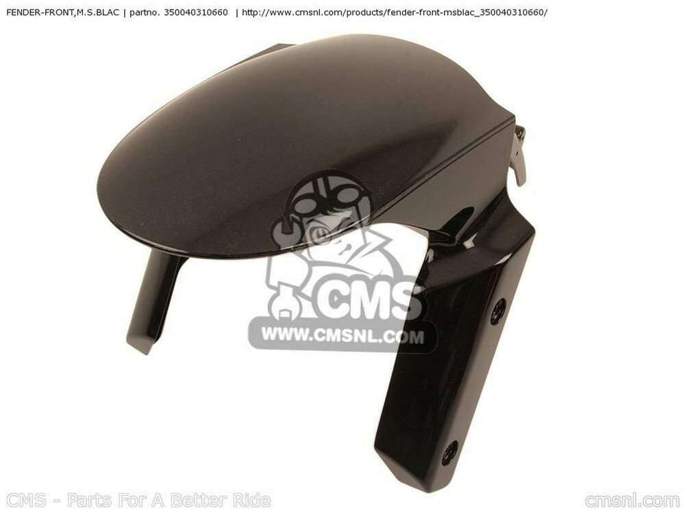 CMS シーエムエス FENDER-FRONT，M.S.BLAC ZX636EDF NINJA ZX6R USA ZX636EEF ZX636FDF / ABS KAWASAKI カワサキ フロントフェンダー フェンダー関連 外装