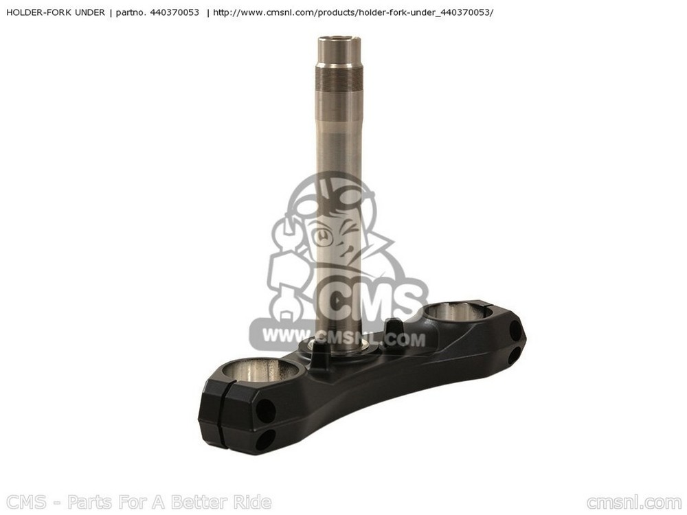 CMS シーエムエス HOLDER-FORK UNDER KLE650A8F VERSYS USA KLE650A9F KLE650CAF KLE650CBF KLE650CCF KLE650CDF KLE650CEF KAWASAKI カワサキ トリプルツリー・ステム・アンダーブラケット ハンドル
