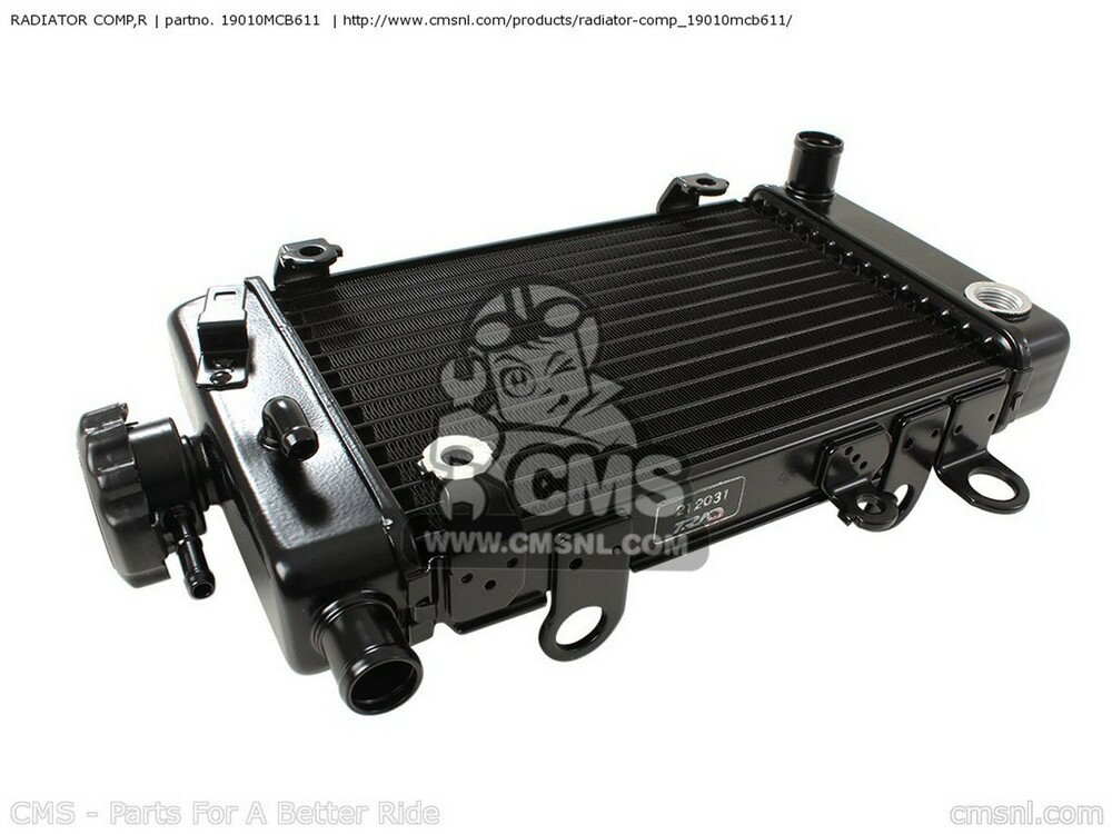 CMS シーエムエス RADIATOR COMP，R XL650V TRANSALP 2000 Y ENGLAND EUROPEAN DIRECT SALES / 25K FRANCE 2001 1 2002 2 2004 4 2005 5 TYPE 3 IRELAND 2006 6 CMF HONDA ホンダ ラジエーター 冷却関連 エンジン