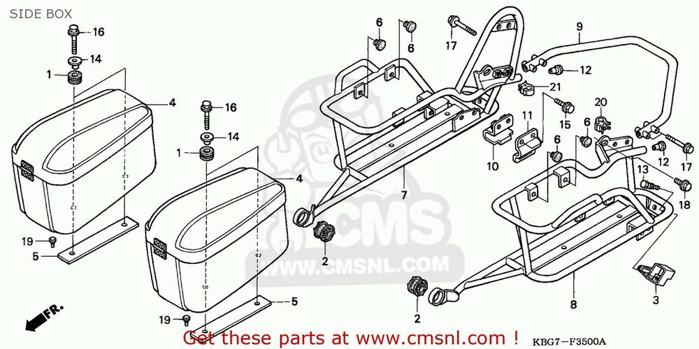 CMS २ STAY COMPR SIDE CB250P 1996 T CHINA / PLB SS PLR GENERAL E...