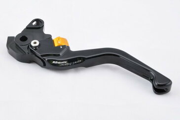 RDmoto アールディーモト アジャスタブルブレーキレバー ショート(Adjustable brake lever - SHORT) アジャストカラー：レッド レバーカラー：ブラックアルマイト GSX1300R HAYABUSA [ハヤブサ]