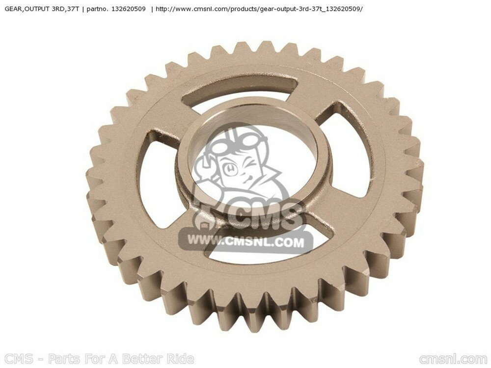 CMS シーエムエス GEAR，OUTPUT 3RD，37T ZX600P7F NINJA ZX6R USA ZX600P8F ZX600P8FA ZX600R9F ZX600R9FA ZX600RAF ZX600RAFA ZX600RBF ZX600RCF ZX636B1 CALIFORNIA CANADA KAWASAKI カワサキ ミッション・ギア エンジンパーツ エンジン