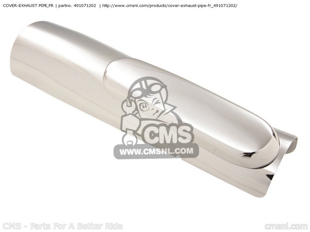 CMS २ COVER-EXHAUST PIPEFR VN1600B6F VULCAN 1600 MEANSTREAK 2006 USA CALIFORNIA CANADA VN1600B7F 2007 VN1600B8F 2008 VN1600F6F KAWASAKI 掠 ޥե顼ɡҡȥ ޥե顼