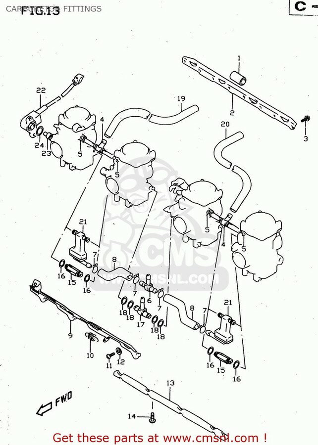 CMS シーエムエス SENSOR，THROTTLE GSF600S BANDIT 2000 Y USA E03 2001 K1 2002 K2 2003 K3 SUZUKI スズキ その他キャブレターオプション・補修部品 吸気関連 エンジン