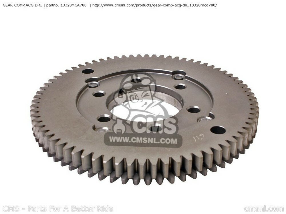 CMS シーエムエス GEAR COMP，ACG DRI GL1800 GOLDWING 2 USA 3 4 5 GL1800A 1 AUSTRALIA / KMH CANADA ENGLAND EUROPEAN DIRECT SALES FRANCE CMF IRELAND NRX1800DA VALKYRIE RUNE 2004 2005 NRX1800DB NRX1800EA NRX1800EB HONDA ホンダ ミッション・ギア エンジンパーツ