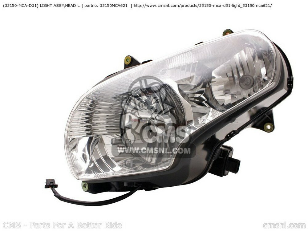 CMS २ (33150-MCA-D31) LIGHT ASSYHEAD L GL1800A GOLDWING 1 EUROPE...