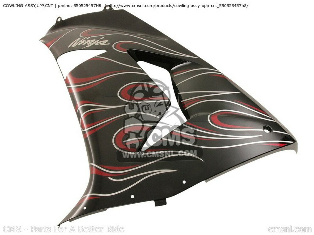 CMS シーエムエス COWLING-ASSY，UPP，CNT ZX1000D7FA NINJA ZX10R USA CALIFORNIA CANADA KAWASAKI カワサキ サイドカウル・サイドカバー カウル関連 外装
