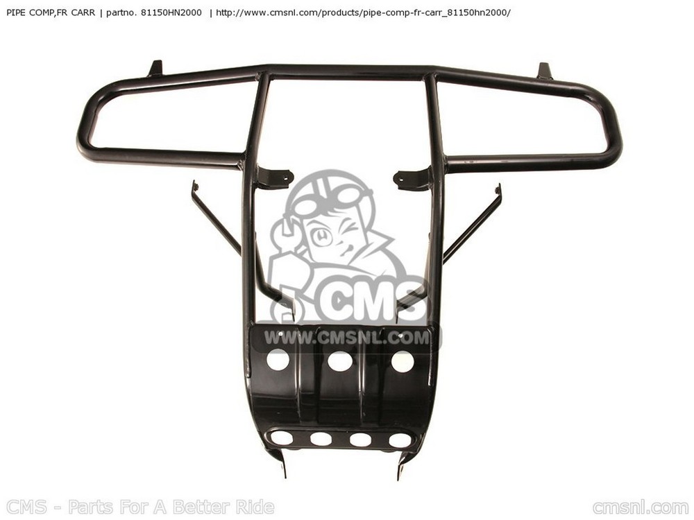 CMS シーエムエス PIPE COMP，FR CARR TRX500FA FOURTRAX FOREMAN 2001 1 AUSTRALIA / KPH CANADA CMF USA EXCEPT CALIFORNIA MPH 2002 2 2003 3 2004 4 HONDA ホンダ リアキャリア 外装