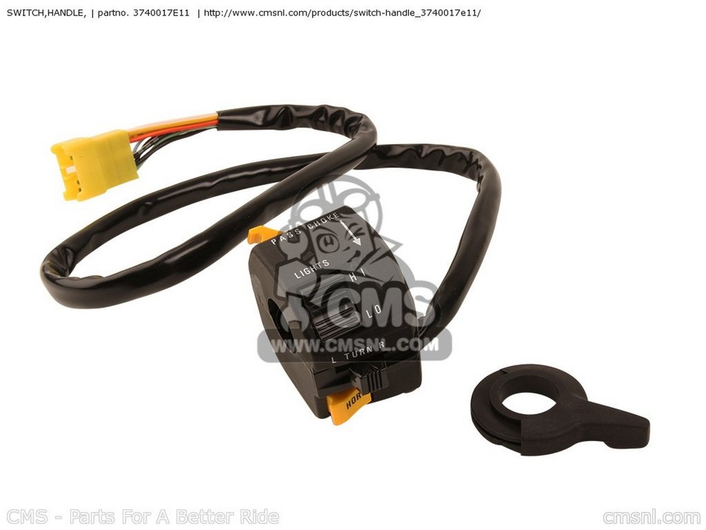 CMS シーエムエス (3740017E20) SWITCH，HANDLE， GSF600 1995 S E02 E04 E18 E22 E25 E34 1996 T E17 1997 V / P37 1998 W 1999 X GSF600S E24 GSF600S1998 GSF600SU GERMANY GSF600U SUZUKI スズキ ハンドルスイッチ・スイッチボックス ハンドル周辺パーツ ハンドル
