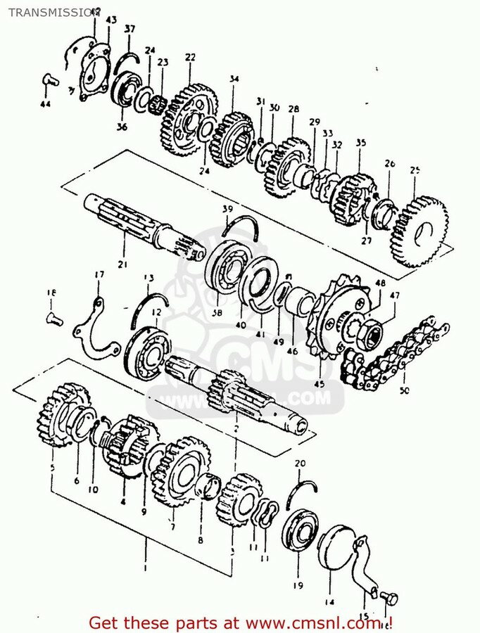 CMS २ (24351-00A00) GEARFIFTH DRIVEN GS1000 1982 (Z) USA (E03) GS1100E 1980 (T) USA (E03) GS1100E 1981 (X) USA (E03) GS1100LT 1980 (T) USA (E03)