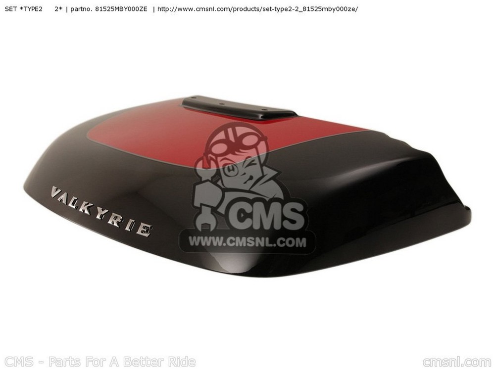CMS シーエムエス SET *TYPE2 2* GL1500CF VALKYRIE INTERSTATE 2000 Y USA HONDA ホンダ その他トップケース・テールボックスオプション・補修部品 車体用バッグ・ケース