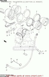 CMS シーエムエス TACHOMETER GS500F 2004 (K4) USA (E03) GS500F 2005 (K5) USA (E03) GS500F 2006 (K6) USA (E03) GS500F 2007 (K7) USA (E03) GS500F 2008 (K8) USA (E03) GS500F 2009 (K9) USA (E03)