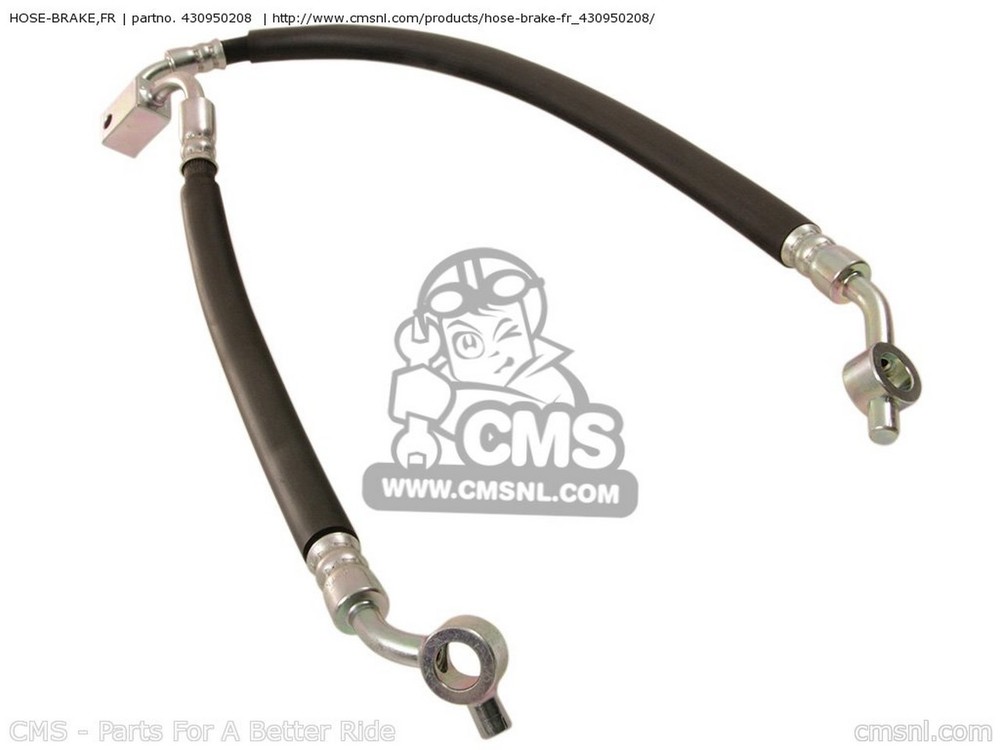 CMS シーエムエス HOSE-BRAKE，FR ZX1400A6F NINJA ZX14 USA CALIFORNIA CANADA ZX1400A7F ZX1400A7FA KAWASAKI カワサキ ブレーキホース・クラッチホース ブレーキ