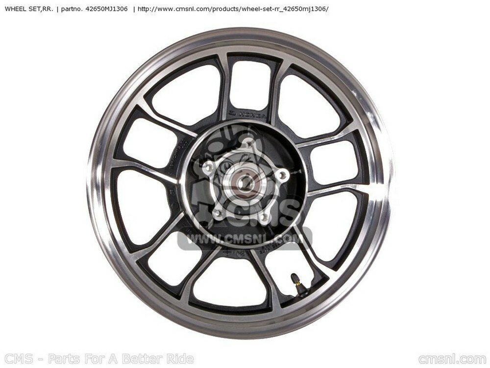 CMS २ (42650MJ1316) WHEEL SETRR. CBX750P2 2001 1 GEN EXPORT / KP...