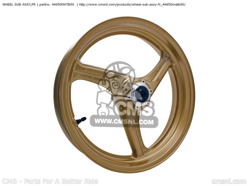 CMS २ WHEEL SUB ASSYFR CBR1100XX SUPERBLACKBIRD 4 AUSTRALIA / TY...