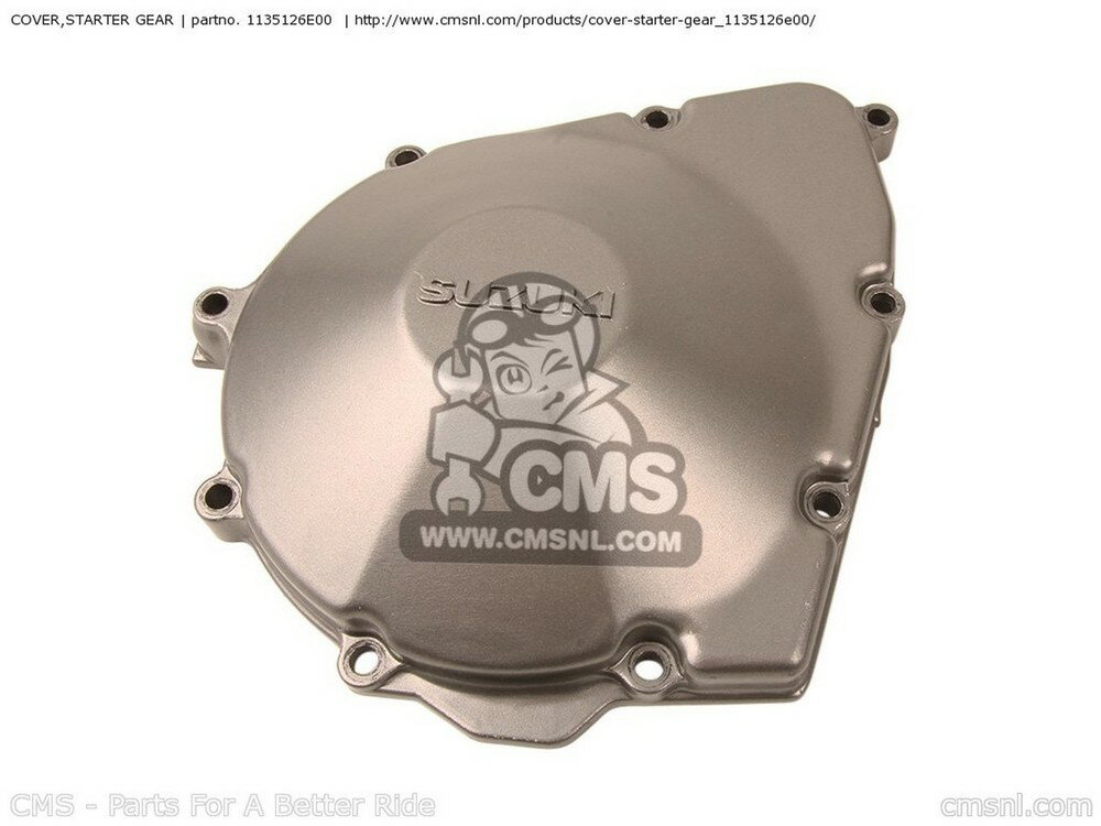 CMS シーエムエス (1135126E01) COVER，STARTER GEAR GSF600 1995 S E02 E04 E18 E22 E25 E34 1996 T E17 1997 V / P37 1998 W 1999 X GSF600S E24 BANDIT USA E03 GSF600S1998 GSF600SU GERMANY GSF600U SUZUKI スズキ その他エンジンカバー エンジンパーツ エンジン
