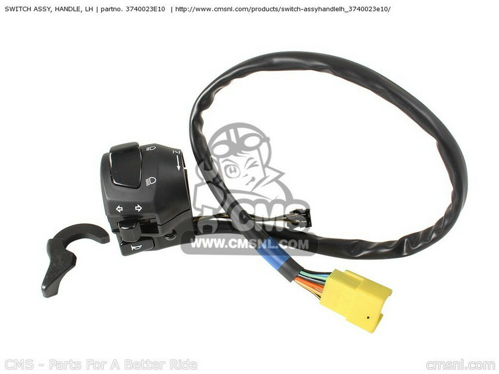 CMS シーエムエス SWITCH ASSY，HANDLE，L GSF600 1995 S E02 E04 E18 E22 E25 E34 1996 T E17 1997 V / P37 1998 W 1999 X GSF600S E24 GSF600S1998 GSF600SU GERMANY GSF600U SUZUKI スズキ ハンドルスイッチ・スイッチボックス ハンドル周辺パーツ ハンドル