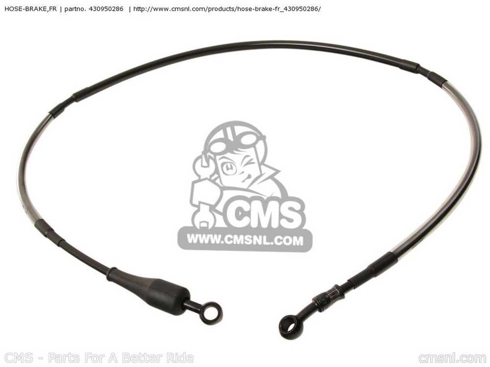 CMS シーエムエス HOSE-BRAKE，FR KX250-T8F KX250F USA KX250-W9F KX250-W9FA KX250-XAFB KX250-YBF KX450-D8F KX450F 2008 KX450-E9F 2009 KX450-EAF 2010 KX450-EBF 2011 KX450D7F 2007 CANADA KAWASAKI カワサキ ブレーキホース・クラッチホース ブレーキ