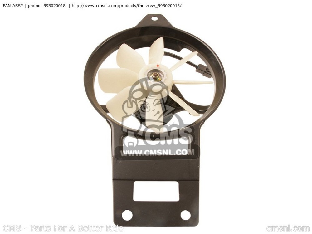 CMS २ FAN-ASSY EX500D6F NINJA 500R 2006 USA CALIFORNIA CANADA EX5...