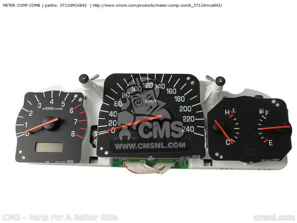 CMS シーエムエス METER COMP COMB GL1800A GOLDWING (2) EUROPEAN DIRECT SALES GL1800A GOLDWING (2) FRANCE / CMF