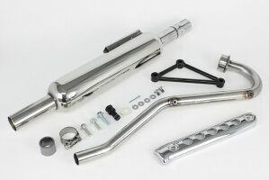SP武川SPタケガワフルエキゾーストマフラーP-SHOOTER(スクランブラタイプ)(政府認証)YB125(JYN125-3F)(LBPPCJLT7G)