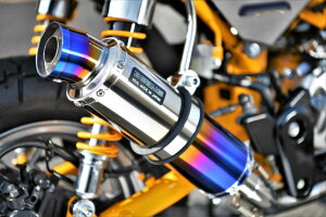 BEAMSビームスフルエキゾーストマフラーR-EVOサイレンサー【サイレンサータイプ】チタン/【重量】2.35kg(純正5.1kg)MONKEY125