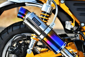 BEAMSビームスフルエキゾーストマフラーR-EVOサイレンサー【サイレンサータイプ】チタン/【重量】2.35kg(純正5.1kg)MONKEY125