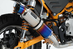 BEAMSビームスフルエキゾーストマフラーR-EVOサイレンサー【サイレンサータイプ】チタン/【重量】2.35kg(純正5.1kg)MONKEY125