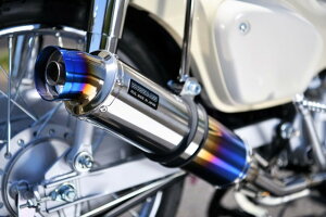 BEAMSビームスフルエキゾーストマフラーR-EVOサイレンサー政府認証サイレンサー:ヒートチタンスーパーカブ50