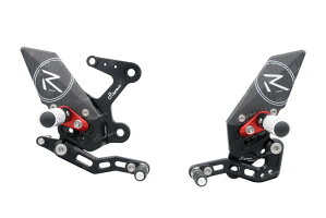 LighTechライテックバックステップアジャスタブルステップキットタイプ:固定式/カラー:シルバーNINJA400
