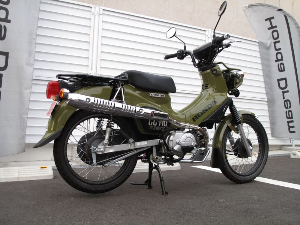 HOT LAP ホットラップ アップマフラー Type2 クロスカブ110 HONDA ホンダ フルエキゾーストマフラー マフラー タイプ：アップマフラー（ワイヤースタイルヒートガード付き）