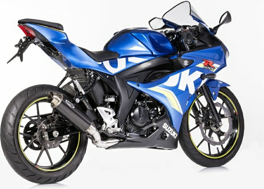 SHARK シャーク SRC 4 コンプリートエキゾーストシステム (1-1) スーパーショート material：carbon GSX-R 125 GSX-S 125 SUZUKI スズキ SUZUKI スズキ