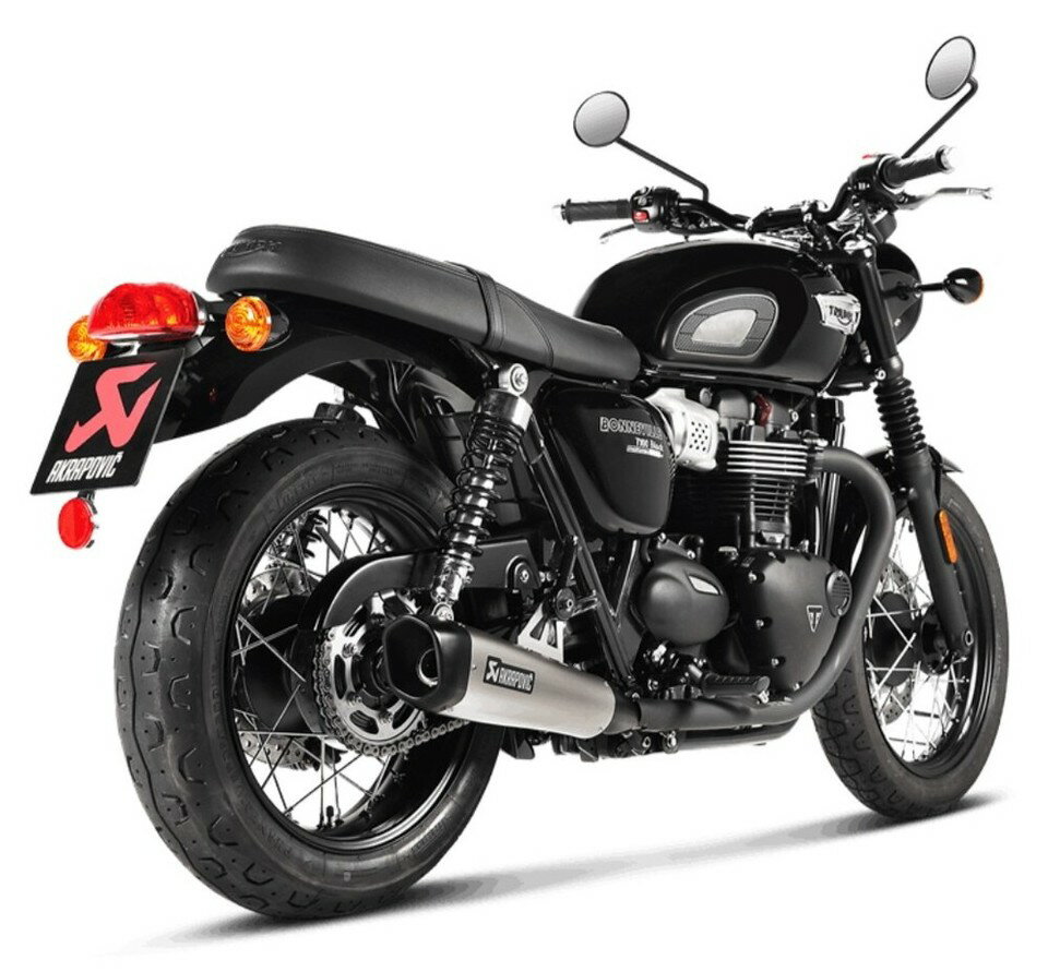 AKRAPOVIC アクラポビッチ e4仕様 スリップオンラインマフラー BONNEVILLE T100 BONNEVILLE T120