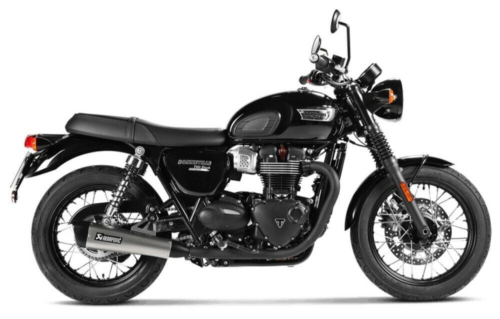 AKRAPOVIC アクラポビッチ e4仕様 スリップオンラインマフラー BONNEVILLE T100 BONNEVILLE T120