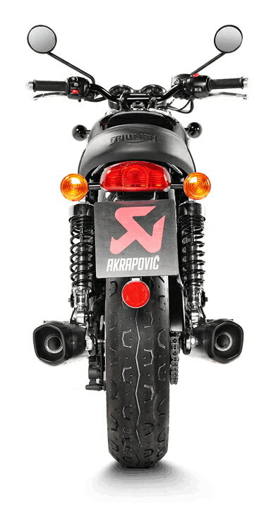 AKRAPOVIC アクラポビッチ e4仕様 スリップオンラインマフラー BONNEVILLE T100 BONNEVILLE T120