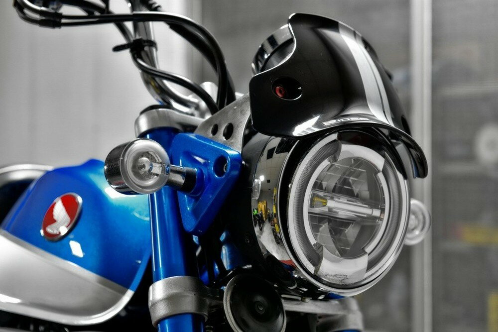RIDEA リデア ウィンドスクリーン MONKEY125 HONDA ホンダ スクリーン 外装 スクリーン本体：ダークスモーク／ブラック