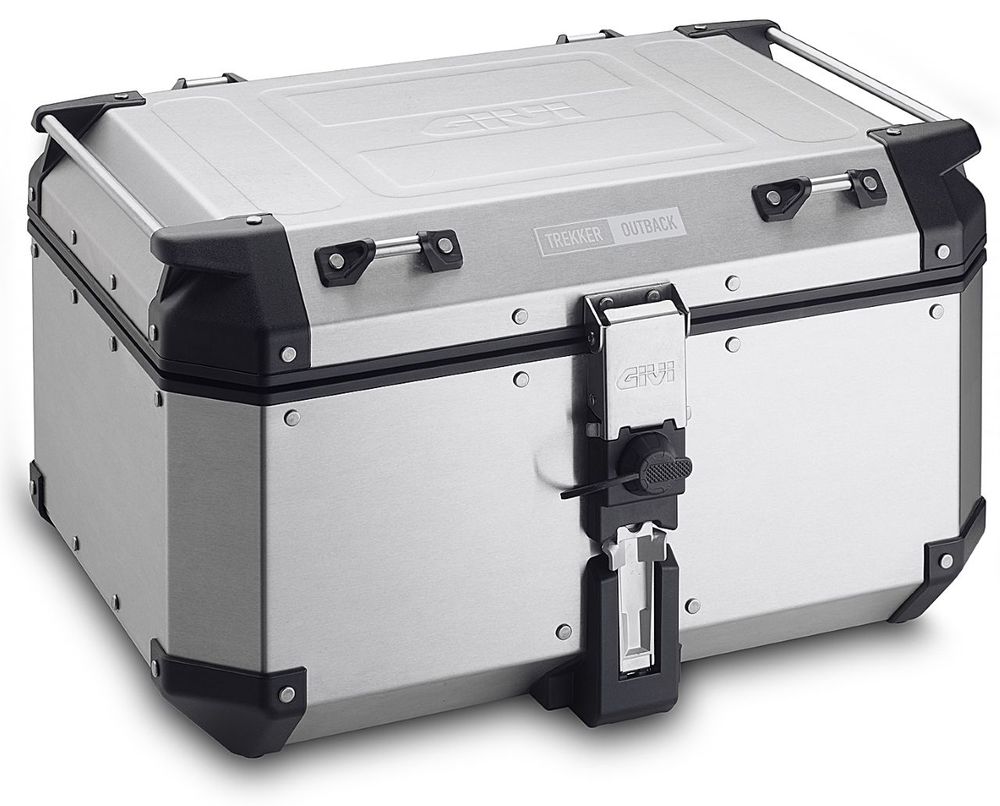 【在庫あり】GIVI ジビ トップケース・テールボックス TREKKER OUTBACK (トレッカーアウトバック) [OBKN58] アルミモノキーケース ストップランプなし カラー：シルバー