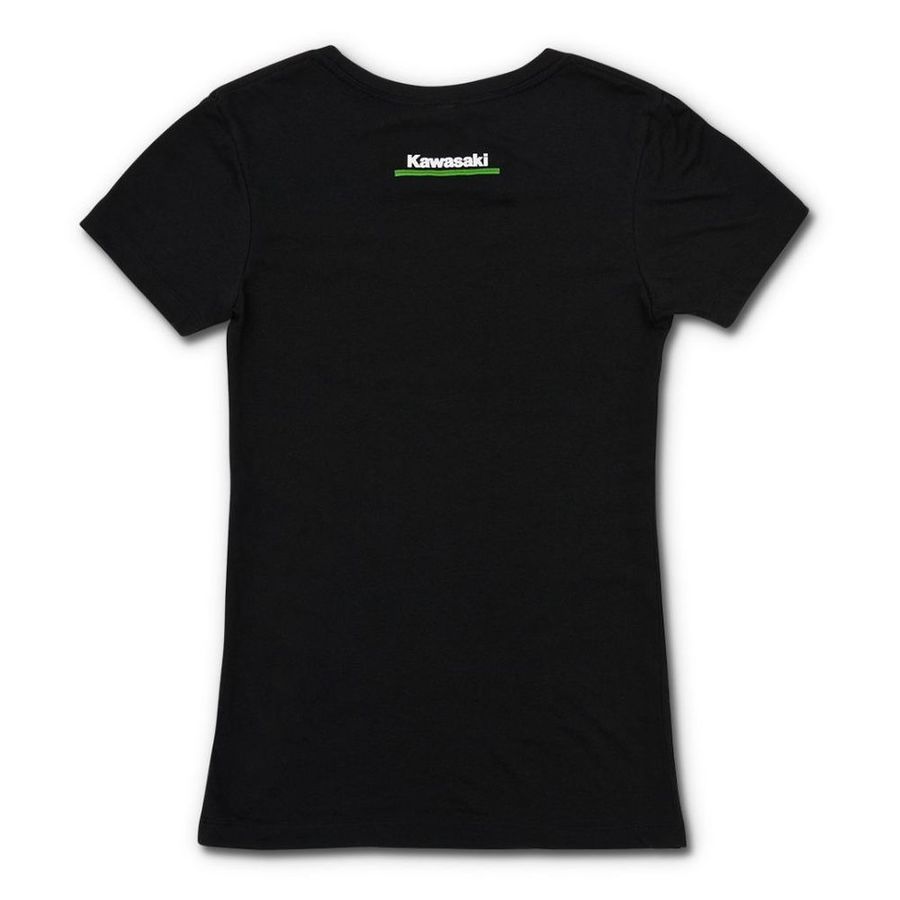 US KAWASAKI 北米カワサキ純正アクセサリー Women’s Kawi Girl レディースTシャツ サイズ：LG