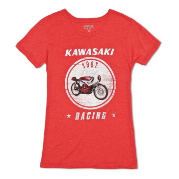 US KAWASAKI 北米カワサキ純正アクセサリー Women’s Kawasaki レディースHeritage A7R Tシャツ